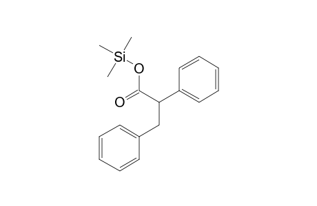 2,3-Diphenylpropanoic acid, trimethysilyl ester