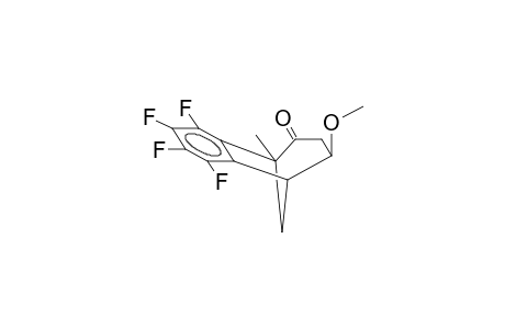 1-METHYL-2-OXO-4-ENDO-METHOXY-6,7-TETRAFLUOROBENZOBICYCLO[3.2.1]OCTENE