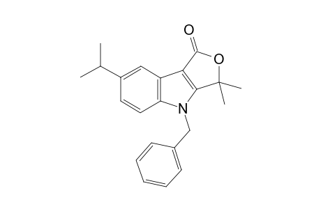 4-Benzyl-7-isopropyl-3,3-dimethyl-3,4-dihydro-1H-furo[3,4-b]indol-1-one