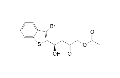 Acetic acid (R)-4-(3-bromo-benzo[b]thiophen-2-yl)-4-hydroxy-2-oxo-butyl ester