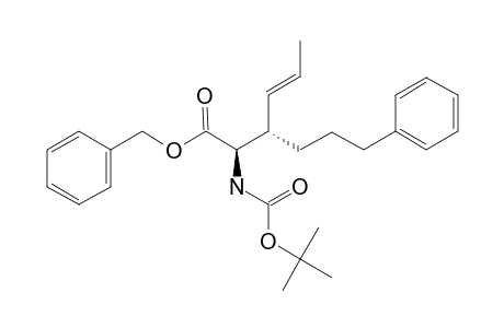 BENZYL-(2R,3S,E)-2-(TERT.-BUTOXYCARBONYLAMINO)-3-(3-PHENYLPROPYL)-HEX-4-ENOATE