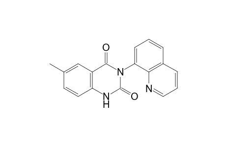 6-Methyl-3-(quinolin-8-yl)quinazoline-2,4(1H,3H)-dione