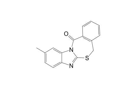 3-Methyl-benzimidazolo[2,1-b]benzo[e]thiazepin-5(10H)-one