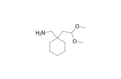 1-aminomethyl-1-(2,2-dimethoxyethyl)cyclohexane