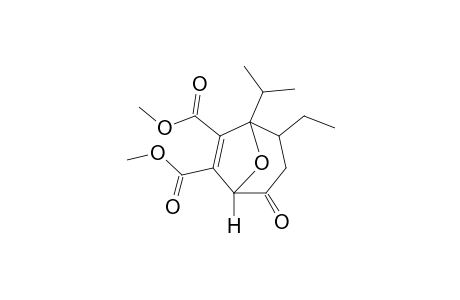 cis/trans-2-Ethyl-1-isopropyl-4-oxo-8-oxabicyclo[3.2.1]oct-6-ene-6,7-dicarboxylic acid Dimethyl Ester