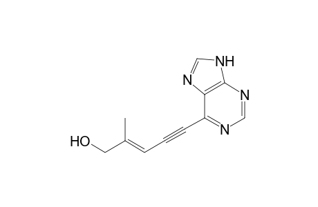 (E)-2-methyl-5-(7H-purin-6-yl)-1-pent-2-en-4-ynol