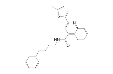 2-(5-methyl-2-thienyl)-N-(4-phenylbutyl)-4-quinolinecarboxamide