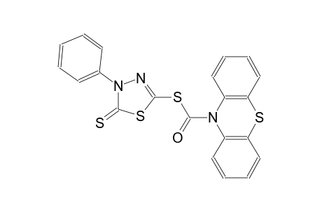 S-(4-phenyl-5-thioxo-4,5-dihydro-1,3,4-thiadiazol-2-yl) 10H-phenothiazine-10-carbothioate