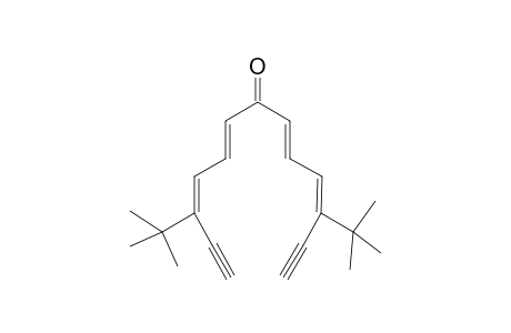 (3Z,5E,8E,10Z)-3,11-ditert-butyl-7-trideca-3,5,8,10-tetraen-1,12-diynone
