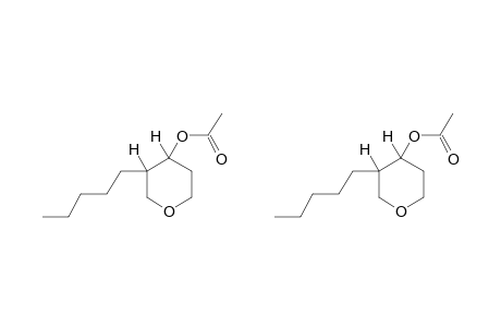 3-pentyltetrahydro-2H-pyran-4-ol, acetate