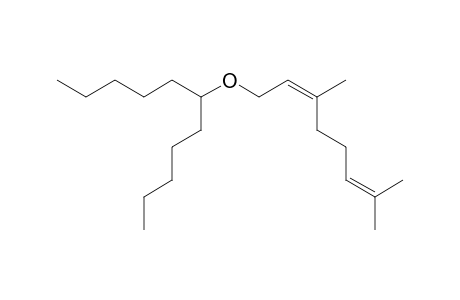 3,7-Dimethyl-1-[(1-pentylhexyl)oxy]-2,6-octadiene