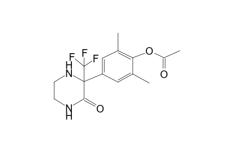 Acetic acid, 2,6-dimethyl-4-(3-oxo-2-trifluoromethylpiperazin-2-yl)phenyl ester
