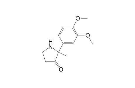 rac-2-(3,4-Dimethoxyphenyl)-2-methylpyrrolidin-3-one