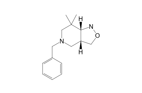 5-BENZYL-7,7-DIMETHYLPERHYDROISOXAZOLO-[4,3-C]-PYRIDINE