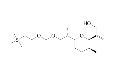 2-[(2R,3S,6R)-3-methyl-6-[(1S)-1-methyl-2-(2-trimethylsilylethoxymethoxy)ethyl]tetrahydropyran-2-yl]prop-2-en-1-ol