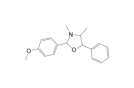 2-(4-Methoxyphenyl)-3,4-dimethyl-5-phenyl-1,3-oxazolidine