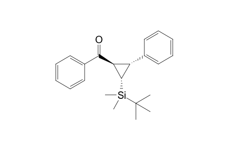 Phenyl[(1R*,2S*,3R*)-2-(tert-Butyldimethylsilyl)-3-phenylcycloprop-1-yl]ketone