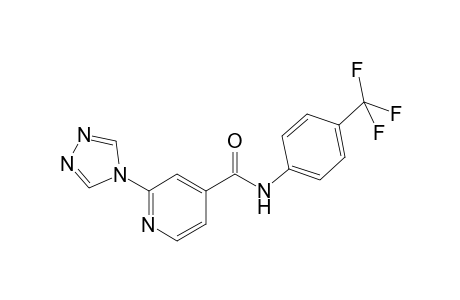 4-Pyridinecarboxamide, 2-(4H-1,2,4-triazol-4-yl)-N-[4-(trifluoromethyl)phenyl]-