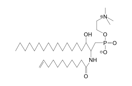 2-(10-Undecenoyl)-1-(beta-N,N,N-trimethylammonioethylphosphono)-1-deoxy-rac-sfinganin