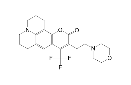 10-[2-(4-morpholinyl)ethyl]-9-(trifluoromethyl)-2,3,6,7-tetrahydro-1H,5H,11H-pyrano[2,3-f]pyrido[3,2,1-ij]quinolin-11-one