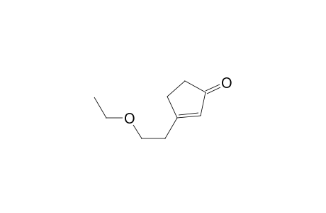 3-(2-Ethoxyethyl)-2-cyclopenten-1-one