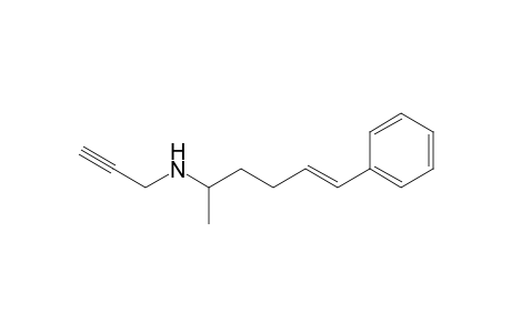 (E)-N-Propargyl-1-methyl-5-phenylpent-4-enylamine