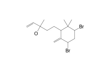 (8S*)-8-BrOMO-BETA-SYNDEROL;(1'R*,3'S*,5'S*)-5-(3,5'-DIBrOMO-2,2'-DIMETHYL-6'-METHYLENECYClOHEXYL)-3-METHYLPENT-1-EN-3-OL