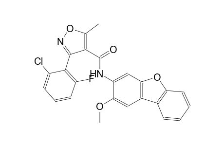 3-(2-chloro-6-fluorophenyl)-N-(2-methoxydibenzo[b,d]furan-3-yl)-5-methyl-4-isoxazolecarboxamide
