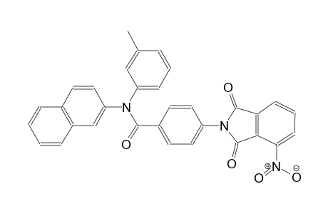 benzamide, 4-(1,3-dihydro-4-nitro-1,3-dioxo-2H-isoindol-2-yl)-N-(3-methylphenyl)-N-(2-naphthalenyl)-