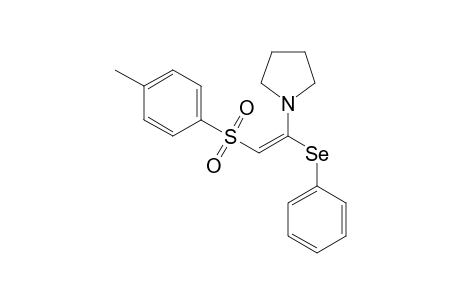 (E)-2-Phenylseleno-1-(N-pyrrolidinyl)-2-(p-toluenesulfonyl)ethene