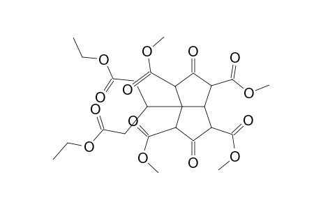 1,3,4,6-Pentalenetetracarboxylic acid, 3a-[3-ethoxy-1-(2-ethoxy-2-oxoethyl)-3-oxopropyl]octahydro-2,5-dioxo- , tetramethylester