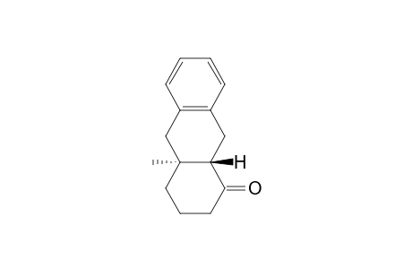 1(2H)-Anthracenone, 3,4,4a,9,9a,10-hexahydro-4a-methyl-, trans-