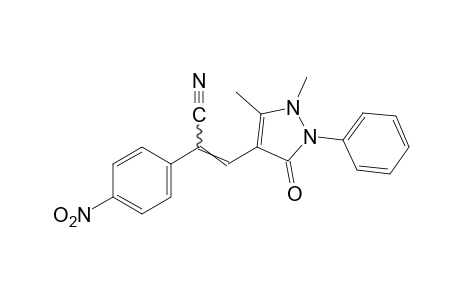 2,3-dimethyl-a-(p-nitrophenyl)-5-oxo-1-phenyl-3-pyrazolin-5-one