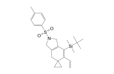 SPIRO-[CYCLOPROPANE-1,5'-[2'-(4''-METHYLPHENYLSULFONYL)-7'-TERT.-BUTYLDIMETHYLSILYL-6'-VINYL-2',3',4',5'-TETRAHYDRO-1H-ISOINDOLE]