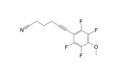 1-(4-METHOXY-2,3,5,6-TETRAFLUOROPHENYL)-5-CYANO-1-PENTYNE