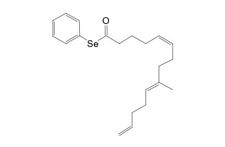 Se-Phenyl (5Z,9E)-9-methyltetradeca-5,9,13-trieneselenoate