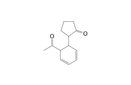 1-Acetyl-2-(2-oxocyclopentyl)cyclohexa-3,5-diene