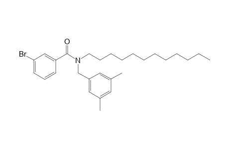 Benzamide, 3-bromo-N-(3,5-dimethylbenzyl)-N-dodecyl-