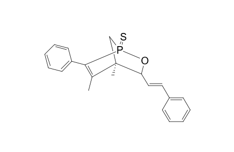 3-(2'-Phenylethenyl)-6-phenyl-4,5-dimethyl-1-phospha-2-oxanorborn-5-ene sulfide