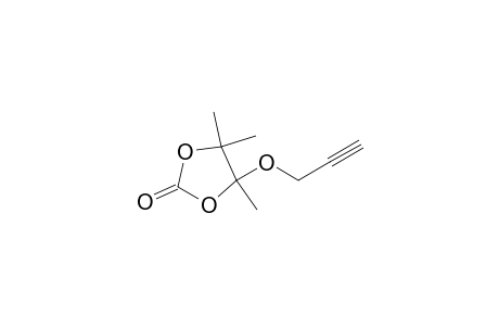 4,4,5-Trimethyl-5-(prop-2-ynyloxy)-1,3-dioxolan-2-one