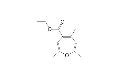 2,5,7-trimethyloxepine-4-carboxylic acid ethyl ester