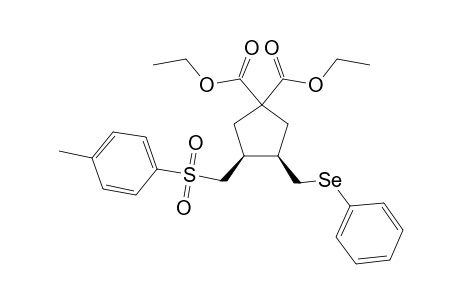(3R,4S)-Diethyl 3-Phenylselenomethyl-4-tosylmethylcyclopentandioate