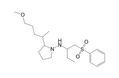 2-[(2'-(1"-Methoxypropyl-1"-ethyl)pyrrolidin-1'-yl)amino]butyl phenyl sulfone