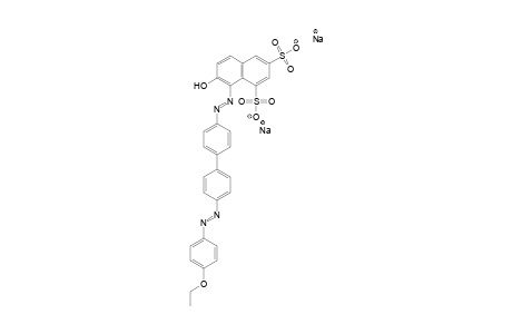 Disodium 8-({4'-[(4-ethoxyphenyl)diazenyl]-1,1'-biphenyl-4-yl}diazenyl)-7-hydroxy-1,3-naphthalenedisulfonate