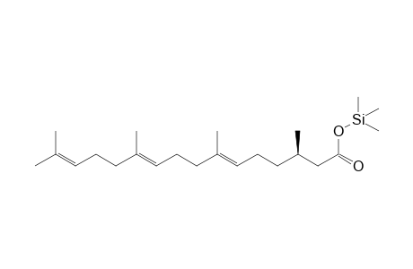 trimethylsilyl (3R,6E,10E)-3,7,11,15-tetramethylhexadeca-6,10,14-trienoate