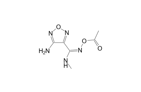 N'-(acetyloxy)-4-amino-N-methyl-1,2,5-oxadiazole-3-carboximidamide