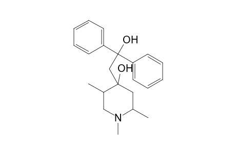 Piperidin-4-ol, 4-(2-hydroxy-2,2-diphenylethyl)-1,2,5-trimethyl-