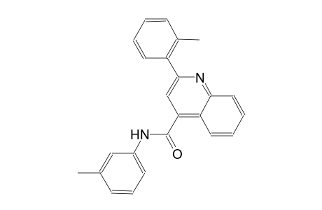2-(2-methylphenyl)-N-(3-methylphenyl)-4-quinolinecarboxamide