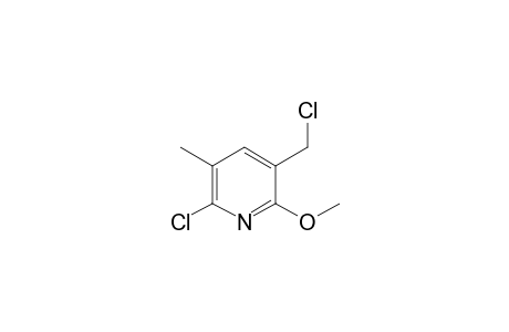 2-chloro-5-(chloromethyl)-6-methoxy-3-methylpyridine