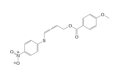 4-[(4-nitrophenyl)sulfanyl]-2,3-butadienyl 4-methoxybenzoate